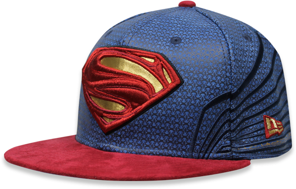 Superman Themed Cap PNG Image