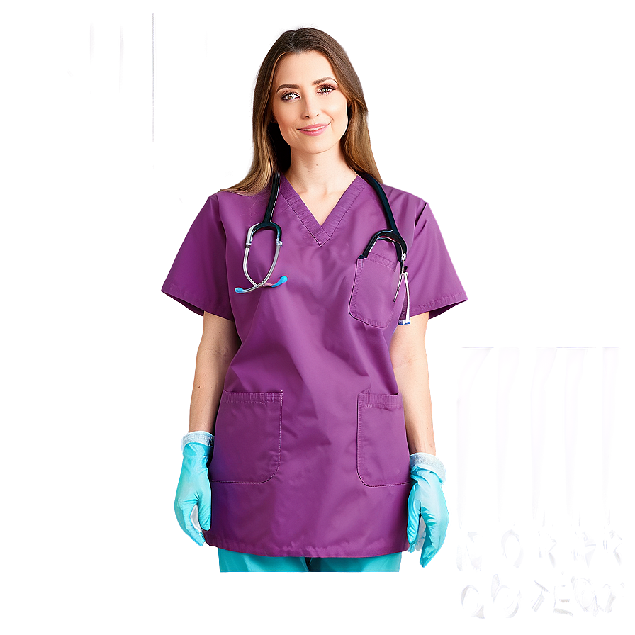 Surgery Scrubs And Gloves Png 10 PNG Image