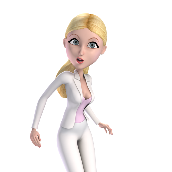 Surprised Animated Character PNG Image