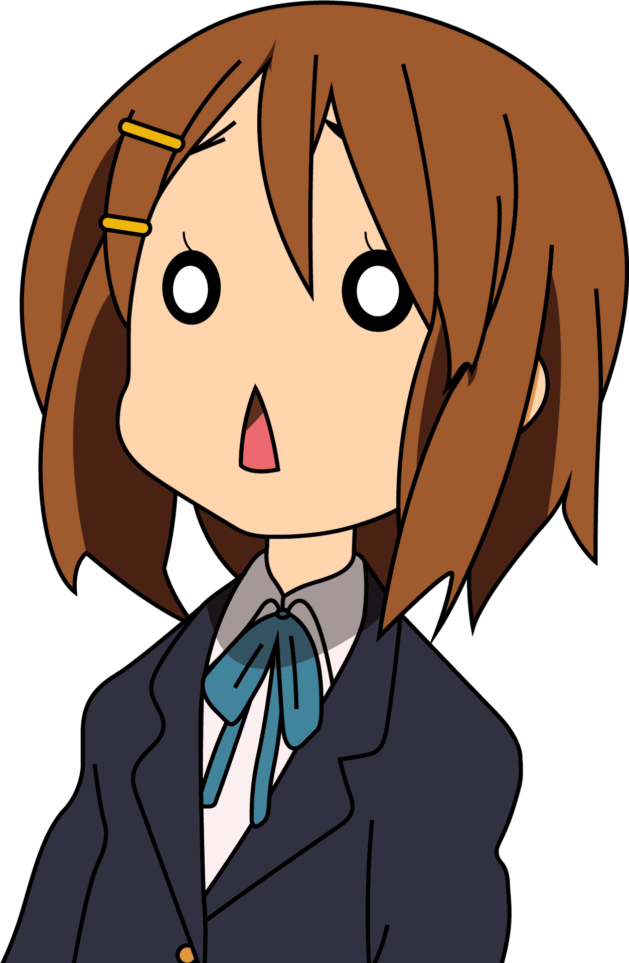 Surprised Anime Character PNG Image