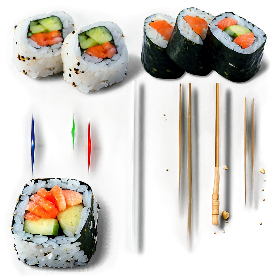 Sushi Roll Delight Png Fns55 PNG Image