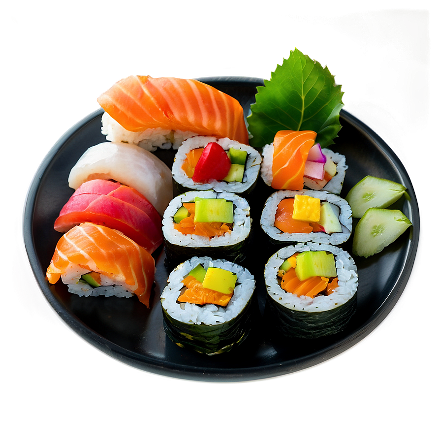 Sushi Sampler Platter Png 30 PNG Image