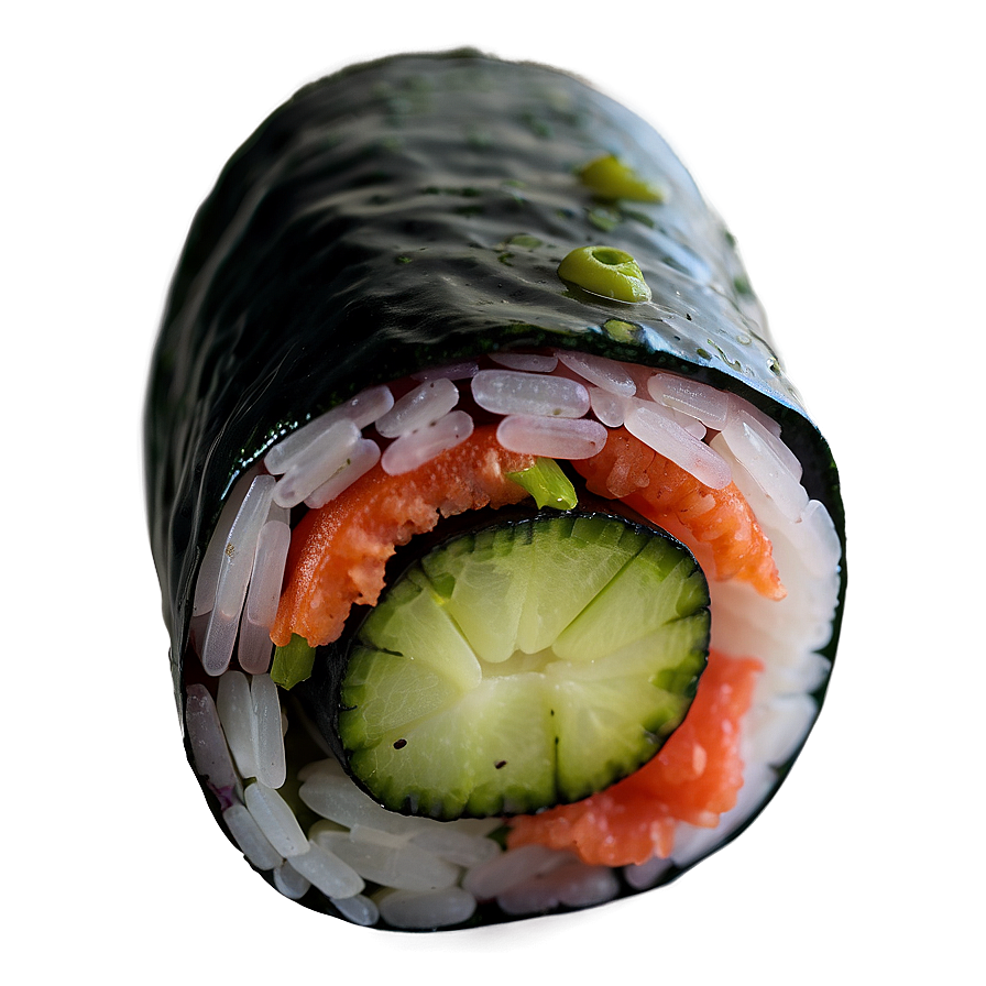 Sushi With Pickled Radish Png Ups56 PNG Image