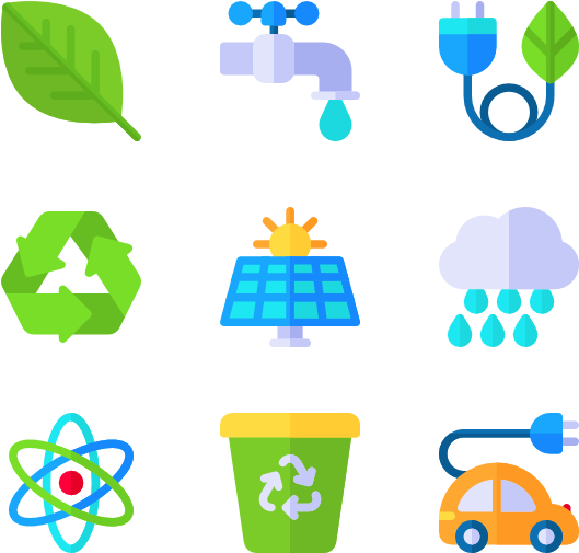 Sustainable_ Energy_ Icons_ Set PNG Image