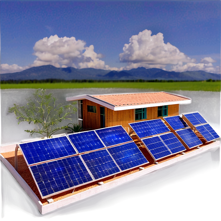 Sustainable Solar Housing Png 06252024 PNG Image