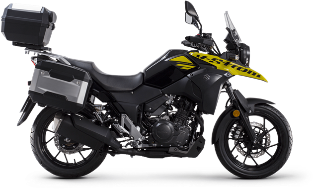 Suzuki V Strom Adventure Motorcycle PNG Image