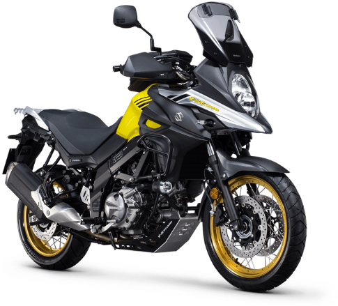 Suzuki V Strom Adventure Motorcycle PNG Image