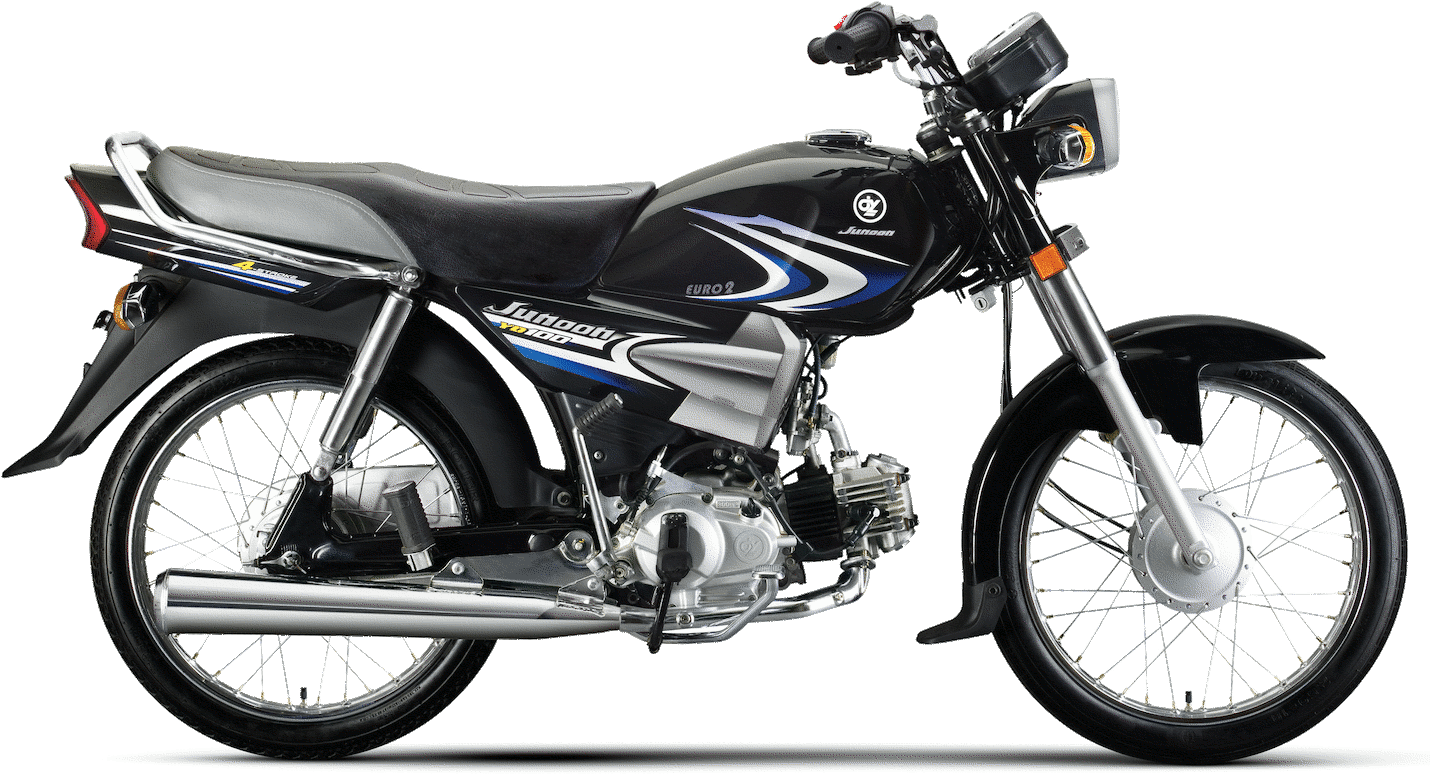 Suzuki110cc Motorcycle Studio Shot PNG Image