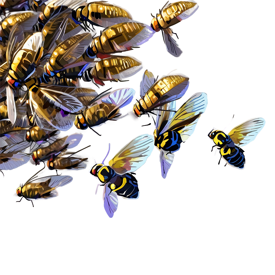 Swarming Flies Png Snf PNG Image