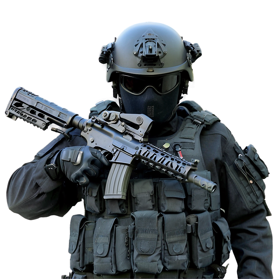 Swat Team In Stealth Mode Png 40 PNG Image