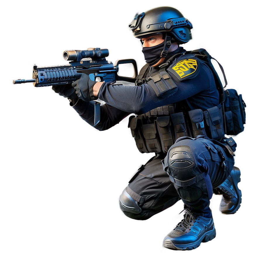 Swat Team Officer Png 06252024 PNG Image