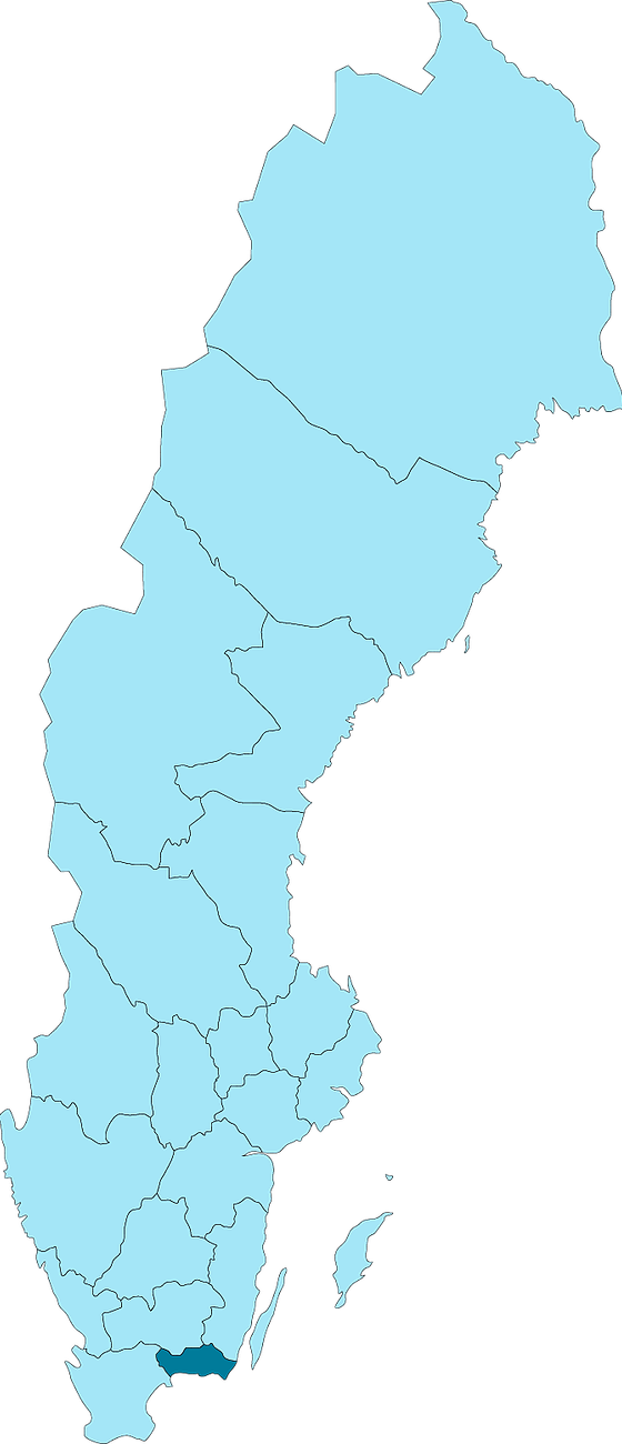 Sweden Administrative Divisions Map PNG Image