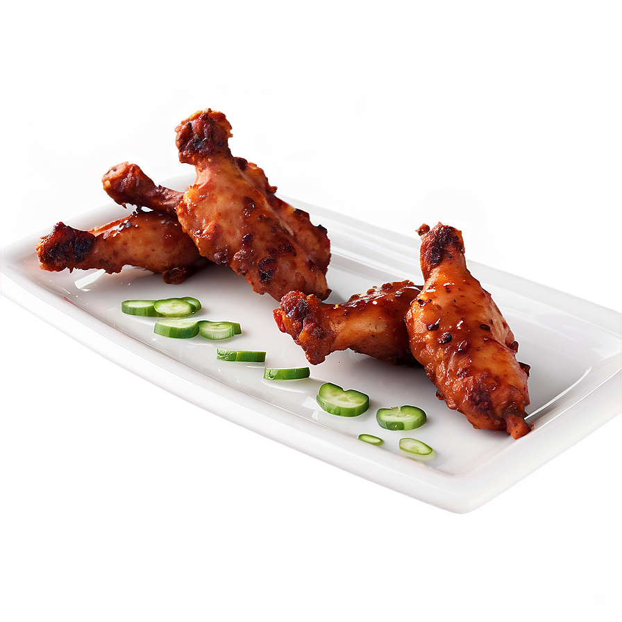 Sweet And Spicy Hot Wings Png 06282024 PNG Image