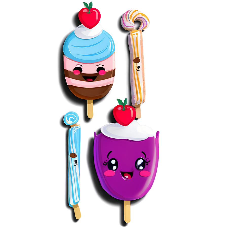 Sweet Food Characters Png Ugw15 PNG Image