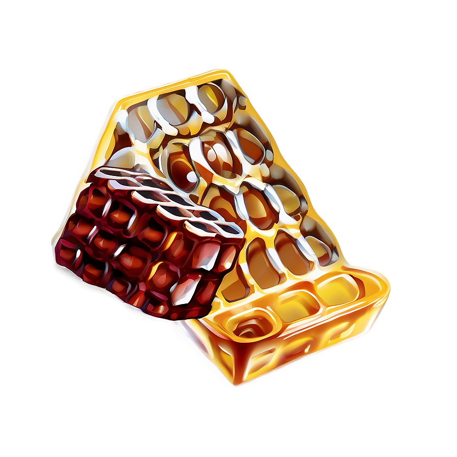 Sweet Honeycomb Background Png Xuv79 PNG Image