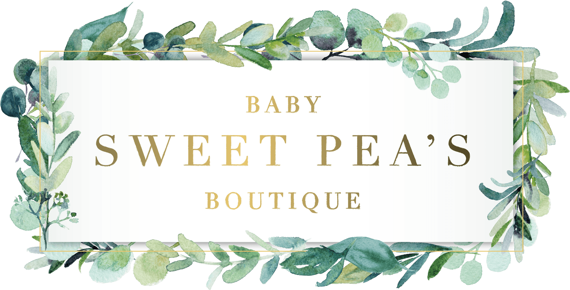 Sweet Peas Boutique Signage PNG Image