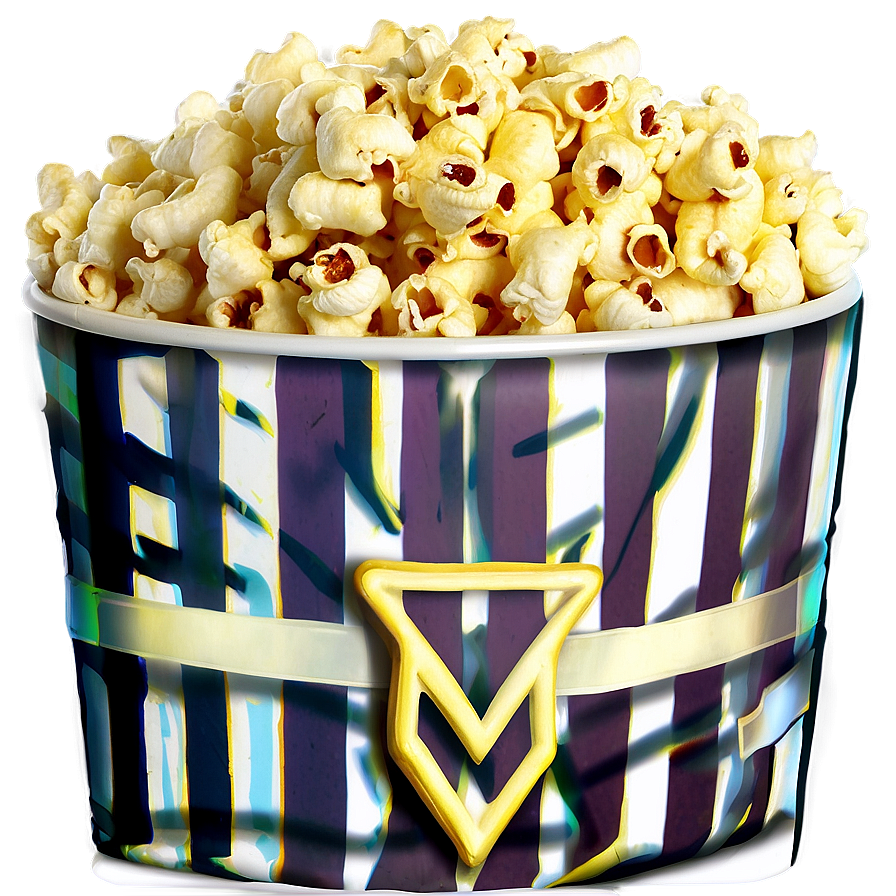 Sweet Popcorn Png Dib PNG Image