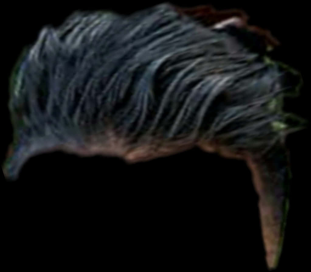 Swept_ Back_ Hairstyle_ Transparent_ Background PNG Image