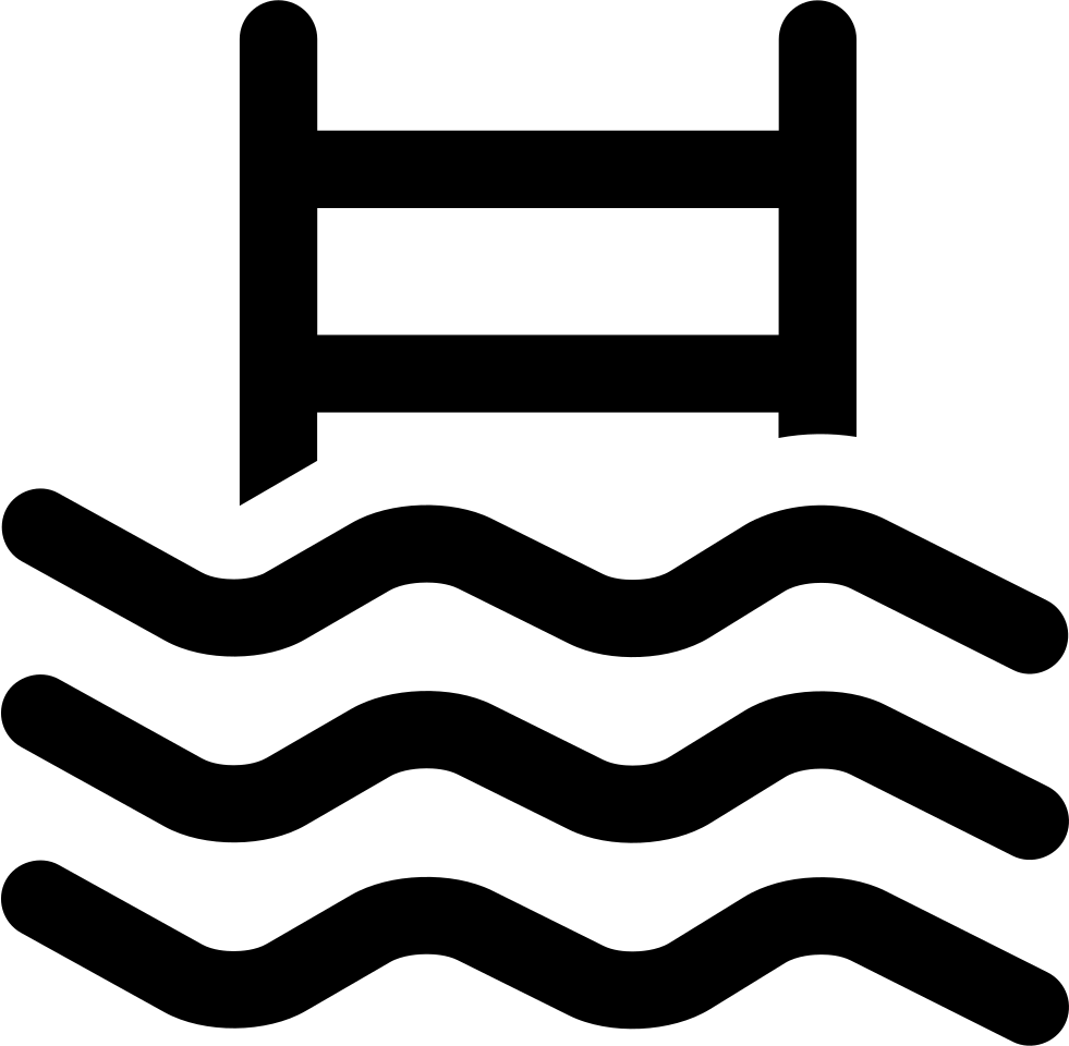 Swimming Pool Water Waves Icon PNG Image