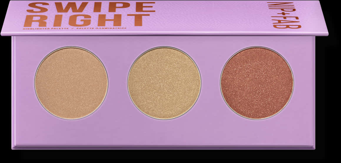 Swipe Right Highlighter Palette PNG Image