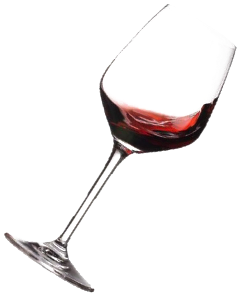 Swirling Red Wine Glass PNG Image