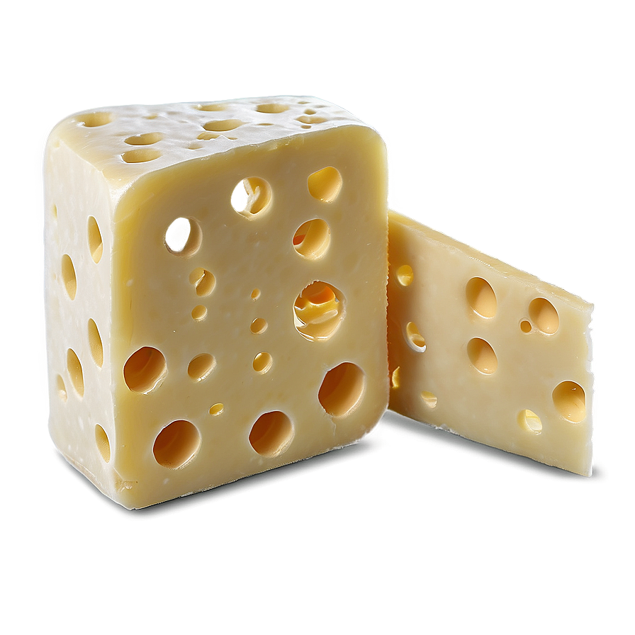 Swiss Cheese Block Png 06132024 PNG Image