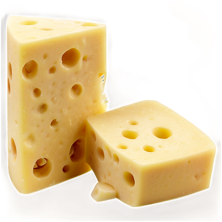 Swiss Cheese Chunks Png 06132024 PNG Image