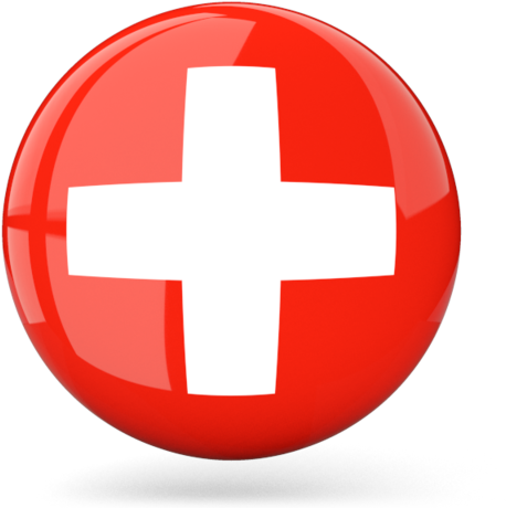 Swiss_ Flag_ Button PNG Image