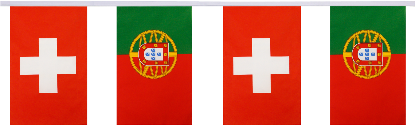 Swiss Portuguese Flags Comparison PNG Image