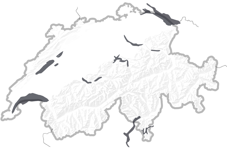 Switzerland Relief Map PNG Image