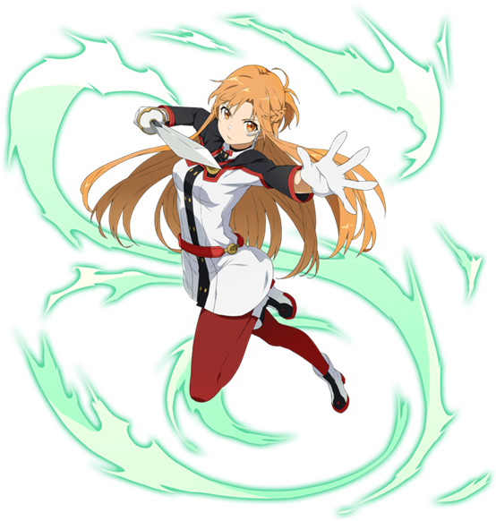 Sword Art Online Anime Character Magic Circle PNG Image