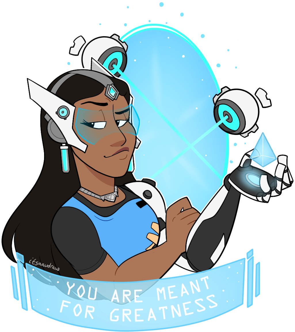 Symmetra Greatness Manifested PNG Image