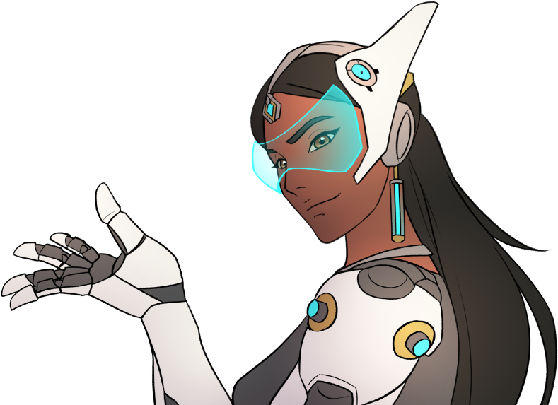 Symmetra Overwatch Character PNG Image