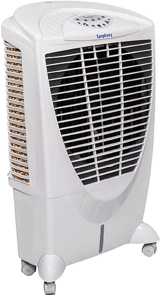 Symphony Portable Air Cooler White PNG Image