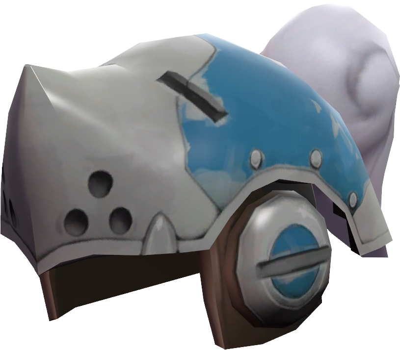 T F2 Blue Team Helmet PNG Image