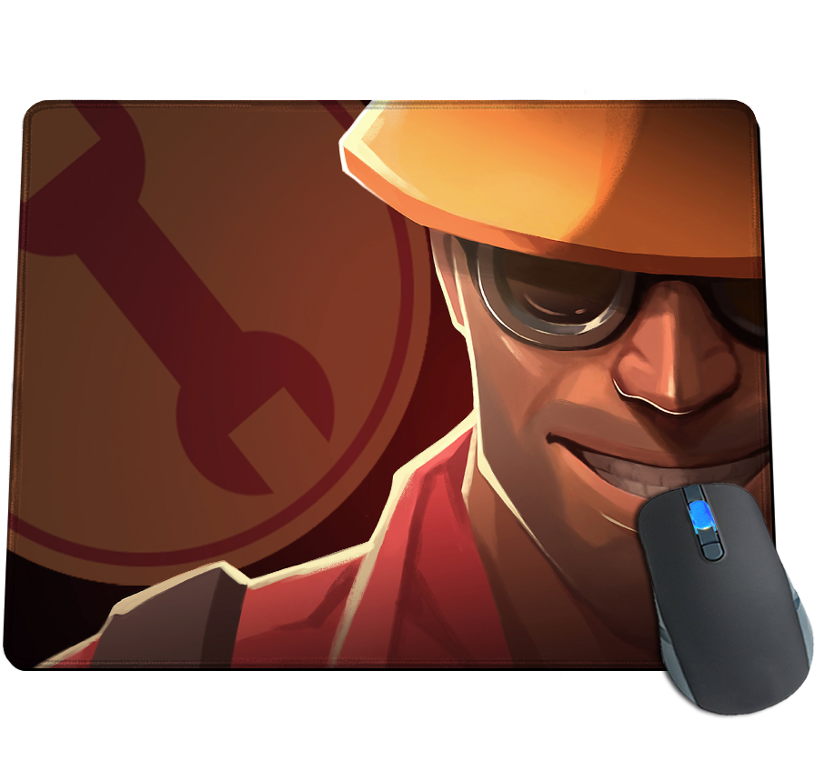 T F2 Engineer Mousepad PNG Image