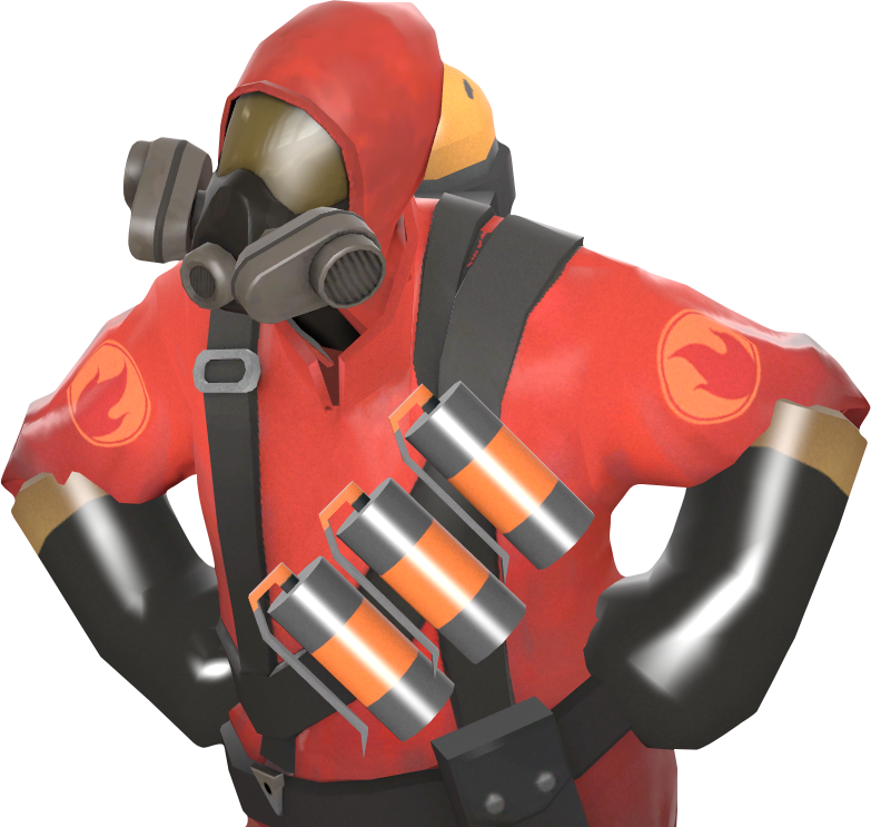 T F2_ Pyro_ Portrait PNG Image