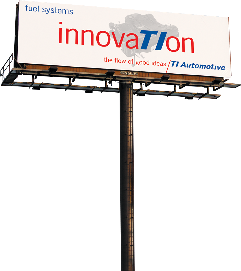 T I Automotive Innovation Billboard PNG Image