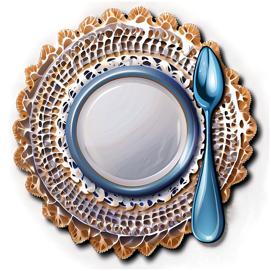 Table Setting Doily Png 06122024 PNG Image