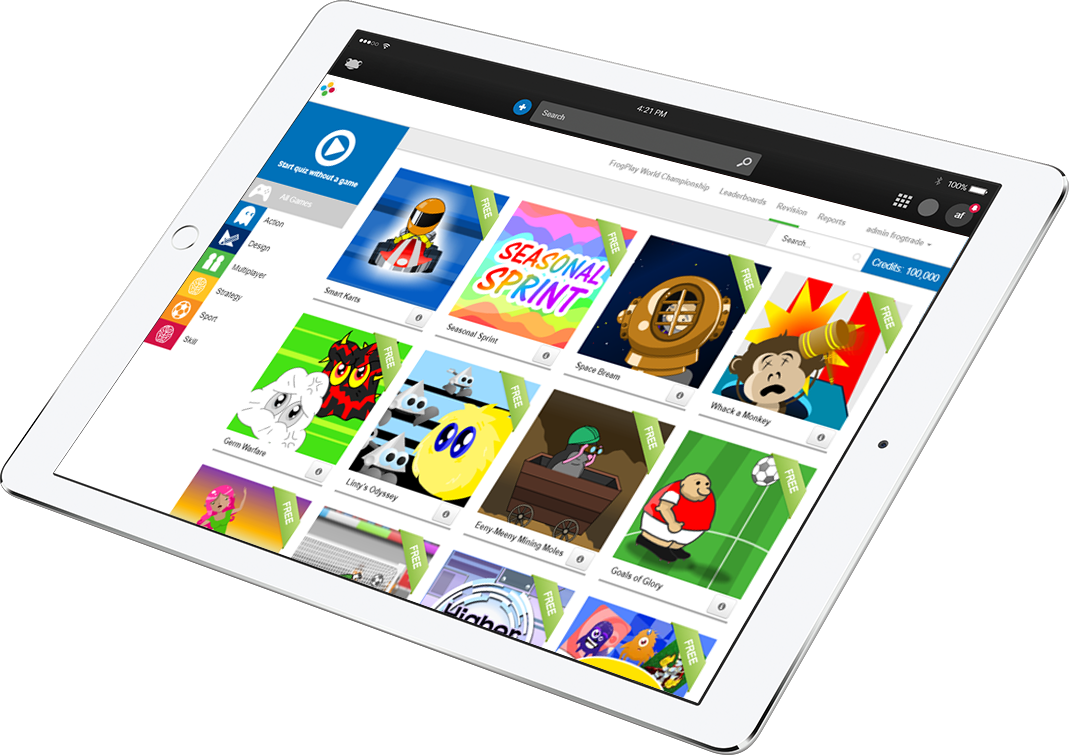 Tablet App Marketplace Display PNG Image