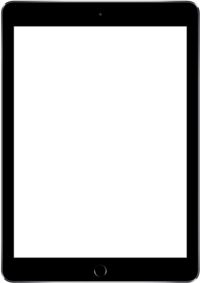 Tablet Mockup Blank Screen PNG Image