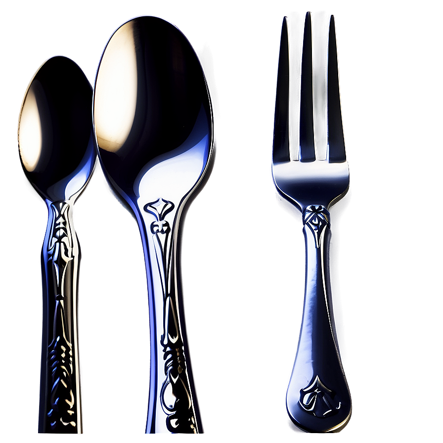 Tableware Spoon And Fork Png 46 PNG Image