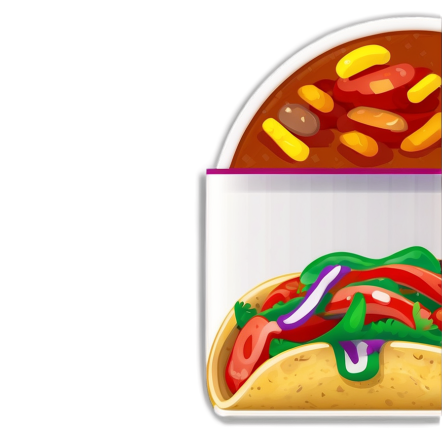 Taco And Salsa Clipart Png Awi58 PNG Image