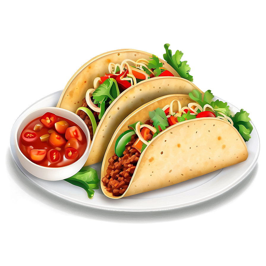 Taco Meal Clipart Png Pmn PNG Image