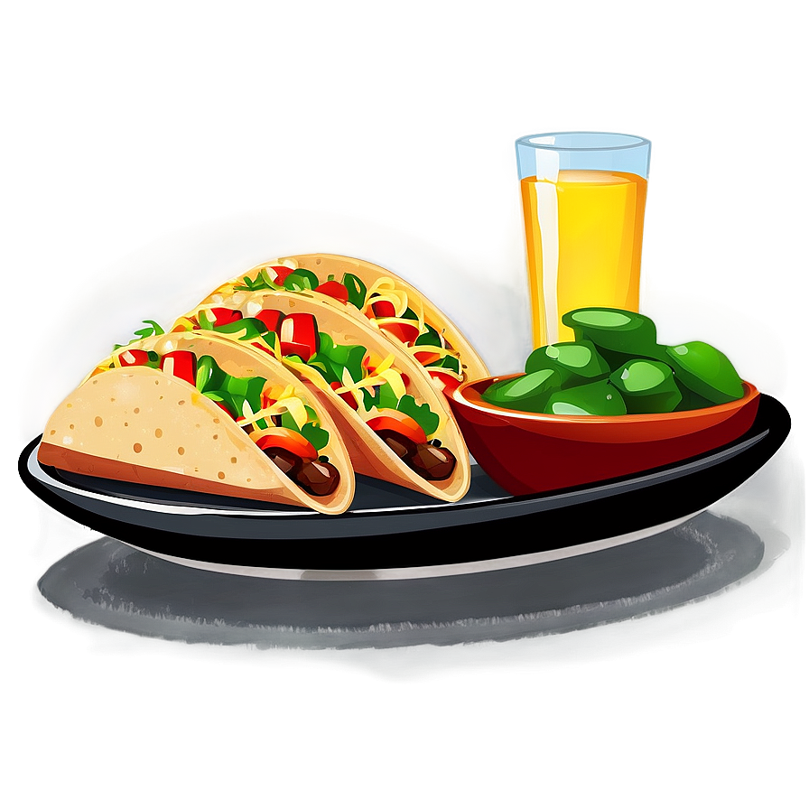 Taco Platter Clipart Png Wol39 PNG Image