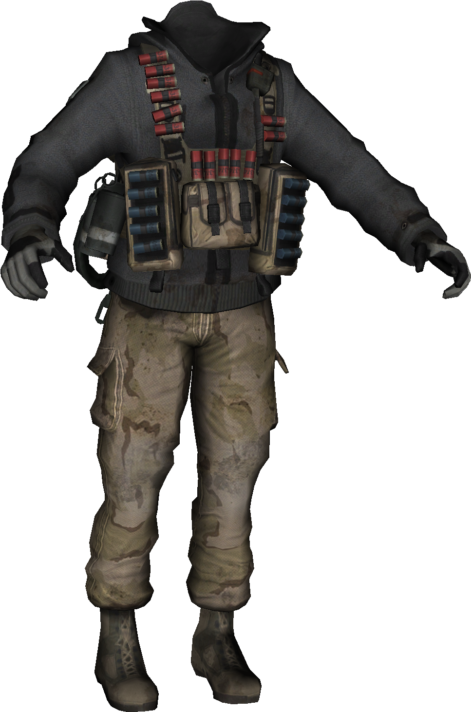 Tactical Gear Invisible Man PNG Image