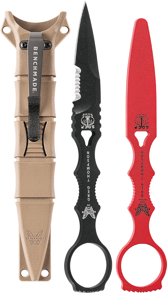 Tactical Knivesand Sheath PNG Image