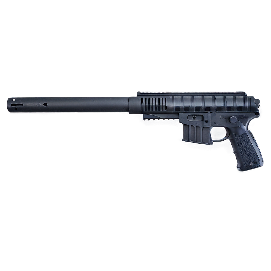 Tactical Shotgun Side View PNG Image