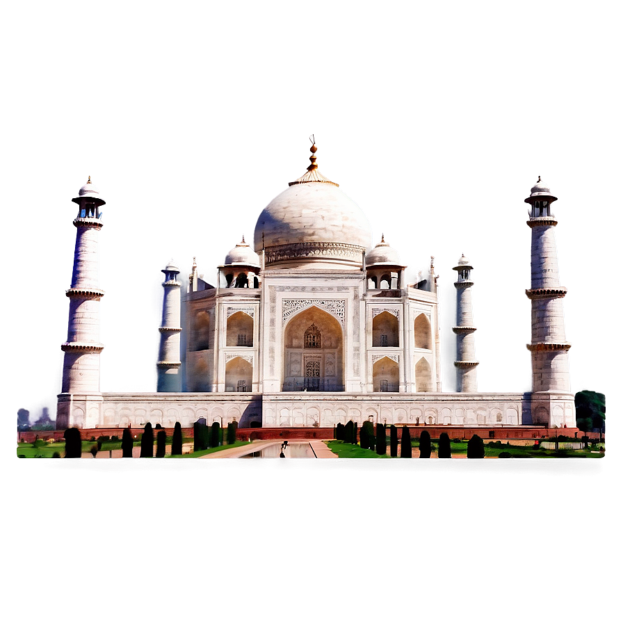 Taj Mahal And Blue Sky Png Ryw7 PNG Image