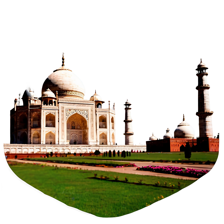 Taj Mahal Bright Daylight Png 06252024 PNG Image